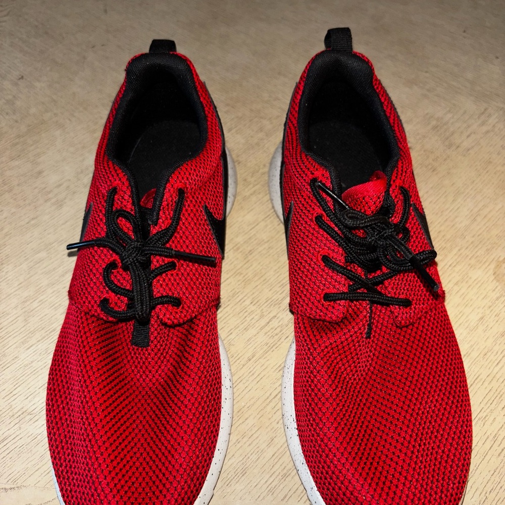 Nike Red and Black Sneakers